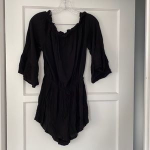 Topshop black romper